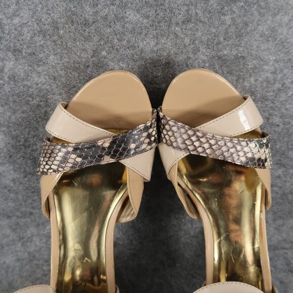 Guess Shoes Womens 8 Platform Heels Sandals Pumps Stiletto Fashion Buckle Strap - Picture 9 of 14